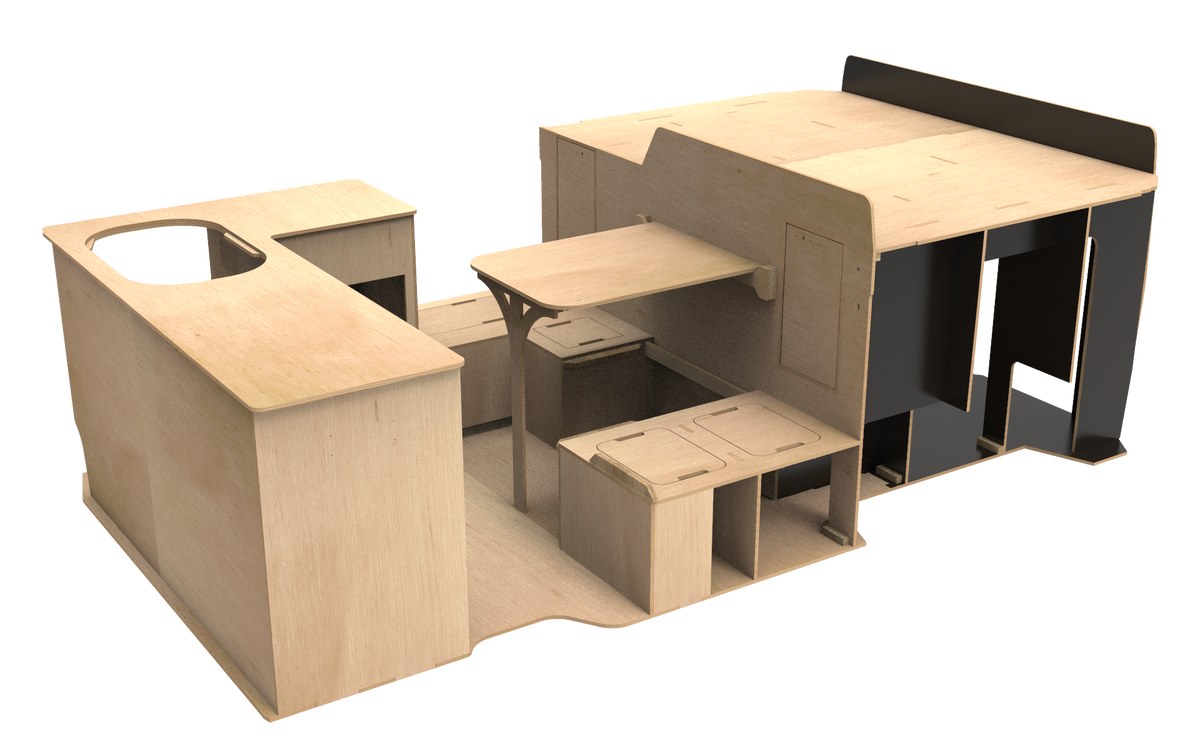 Flat Pack Camper Van Kit Sets VanLab NZ